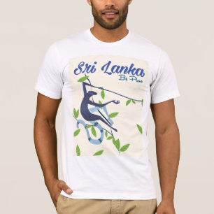 Sri lanka aap vintage vakantieposter t-shirt