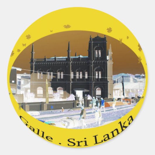sri lanka autocollant 1 galle, Sri Lanka (Devant)