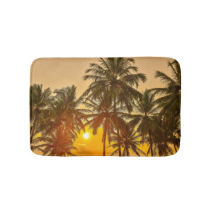 Sri Lanka Beach Sunset Uitzicht Badmat