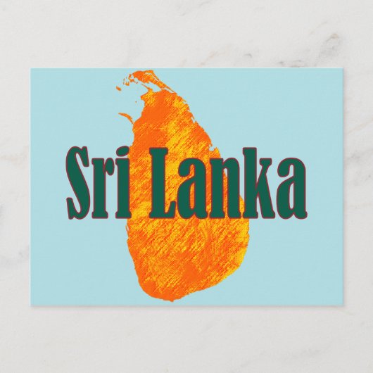 Sri Lanka Briefkaart (Voorkant)