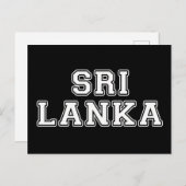 Sri Lanka Briefkaart (Voorkant / Achterkant)