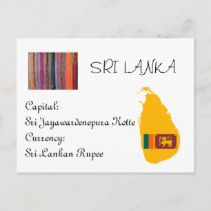Sri Lanka Briefkaart