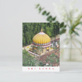 Sri Lanka Colombo tempel uitzicht briefkaart (Staand voorkant)