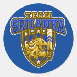 Sri Lanka Cricket Ronde Sticker