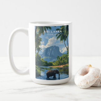Sri Lanka Elephant Jungle Coffee Mug
