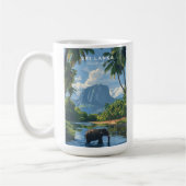 Sri Lanka Elephant Jungle Coffee Mug (Gauche)