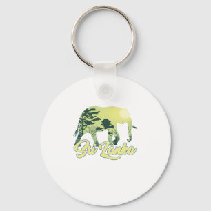 Sri Lanka Elephant Natuur Lover Traveler Gift Sleutelhanger