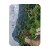 Sri Lanka Ella's Rock uitzicht fridge magnet Magneet (Verticaal)