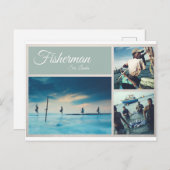 Sri Lanka Fisherman Briefkaart (Voorkant / Achterkant)