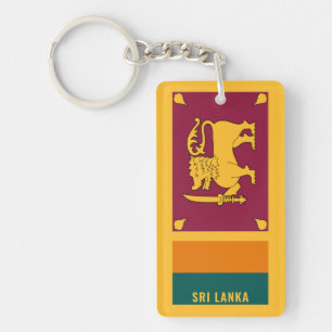 Sri Lanka Flag Charming Patriotic Sleutelhanger