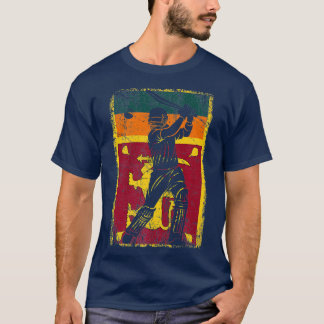Sri Lanka Flag Cricket Jersey Fan Player Coach T-shirt