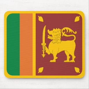 Sri Lanka Flag Mousepad Muismat