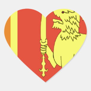sri lanka hart sticker