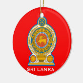 SRI LANKA* Keramisch kerstversiering Ornament (Links)