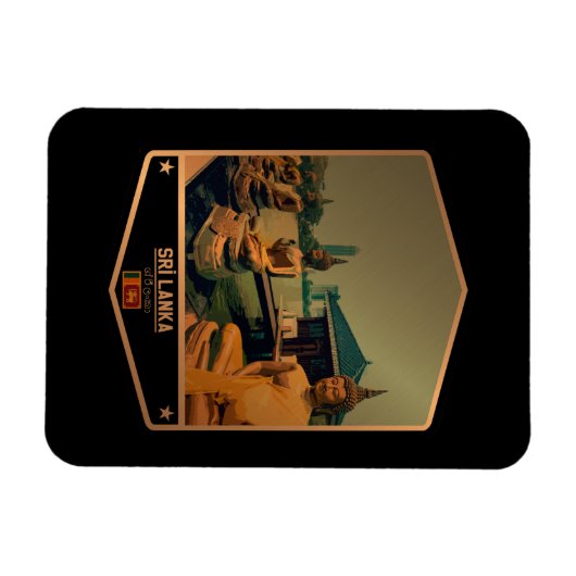 Sri Lanka Magneet (Horizontaal)