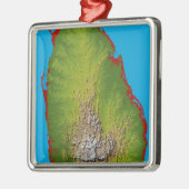 Sri Lanka Metalen Ornament (Links)