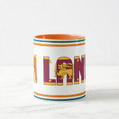 Sri Lanka National Flag Patriotic Coffee Mok (Midden)