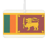 Sri Lanka Nationale Wereldvlag Luchtverfrisser (Voorkant)
