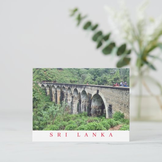 Sri Lanka Nine Arches Bridge uitzicht briefkaart (Staand voorkant)