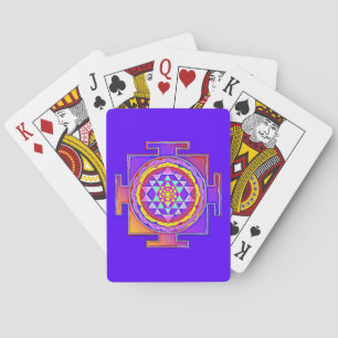Sri Lanka - Ontwerp van het hindoeïstische symbool Pokerkaarten