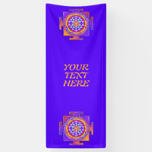 Sri Lanka - Ontwerp van het hindoeïstische symbool Spandoek