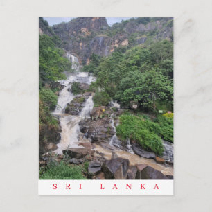 Sri Lanka Rawana waterval uitzicht briefkaart