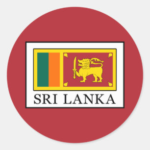 Sri Lanka Ronde Sticker
