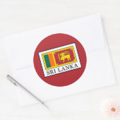 Sri Lanka Ronde Sticker (Envelop)