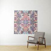 Sri Lanka / Sri Chakra Pattern - Verf textuur Wandkleed (In Situ (horizontaal))