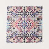 Sri Lanka / Sri Chakra Pattern - Verf textuur Wandkleed (Voorkant)