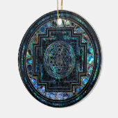 Sri Lanka, Sri Lanka, Sri Lanka, Abalone Shell en Keramisch Ornament (Links)