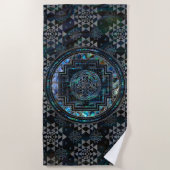 Sri Lanka, Sri Lanka, Sri Lanka, Abalone Shell en  Strandlaken (Voorkant)