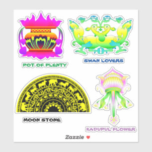 Sri Lanka — Traditionele sticker verpakking