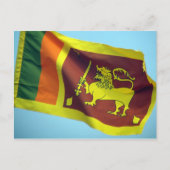 sri lanka vlag briefkaart (Voorkant)