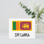 Sri Lanka vlag Briefkaart (Staand voorkant)