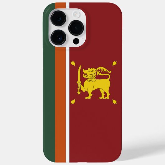 Sri Lanka vlag Case-Mate iPhone Case (Achterkant)