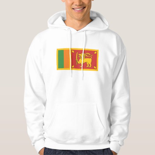 Sri Lanka vlag Hoodie (Voorkant)