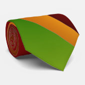 Sri Lanka Vlag kleuren Stropdas (Opgerold)