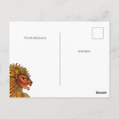 Sri Lanka Vlag Leeuw Briefkaart (Achterkant)