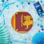 Sri Lanka vlag Papieren Bordje (Feest)