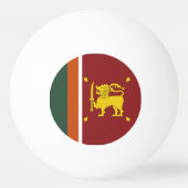Sri Lanka vlag Pingpongballen (Achterkant)