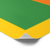 Sri Lanka vlag Poster (Hoek)