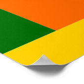 Sri Lanka vlag Poster (Hoek)