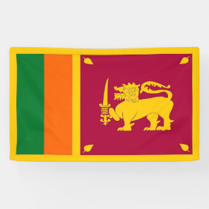 Sri Lanka vlag Spandoek