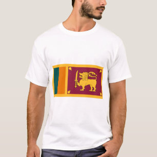 Sri Lanka-vlag T-shirt
