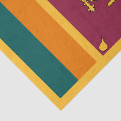 Sri Lanka-vlag Tissuepapier (Detail)