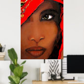 Sri Lanka Woman Poster (Thuiskantoor)