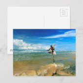 Sri Lankaanse stokvisser Briefkaart (Voorkant / Achterkant)