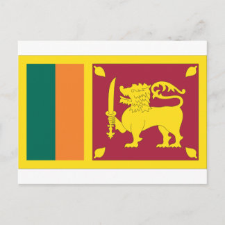 Sri Lankaanse vlag Briefkaart