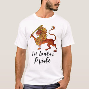 Sri Lankaanse vlag leeuw T-shirt